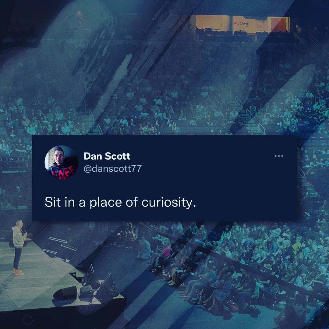 sit in a place of curiosity